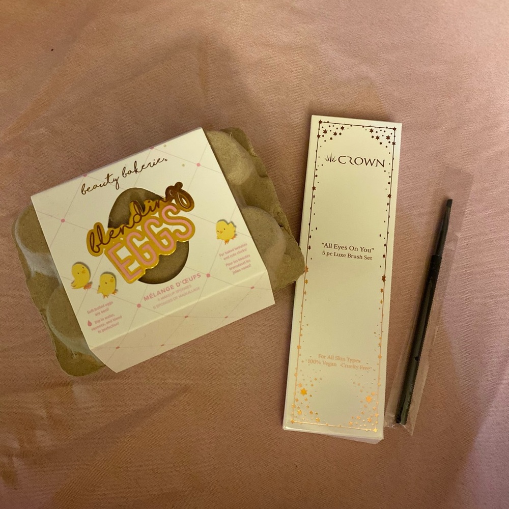Makeup Sponge and Eye Brush Set
